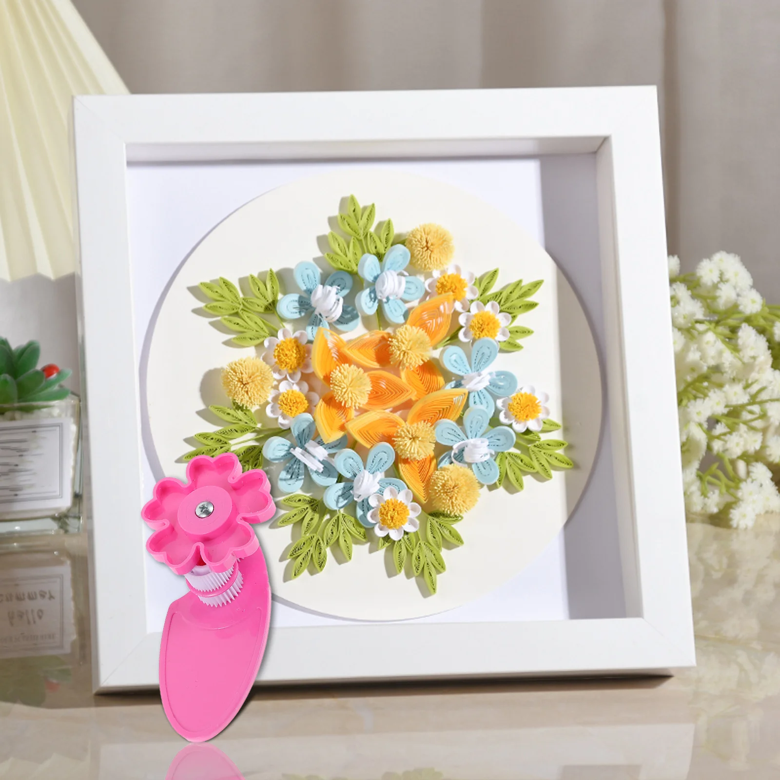 

2Pcs Paper Quilling Tool Premium Plastic Wave Shape DIY Craft Tool for Concave Convex Patterns Portable Lightweight Handmade