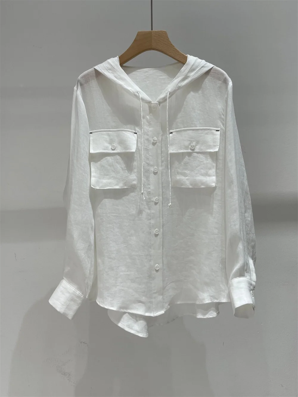 Women's 2026 Summer New Loose Breathable Casual Versatile Top with Hood and Sun Protection Thin Jacket