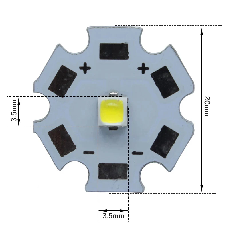 10W XPL XP-L V5 V6 Led Emitter Light WHITE Neutral White Warm White Diode Chip 20MM Aluminum PCB+Input 12V 22mm LED driver