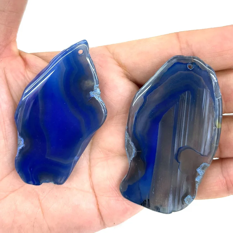 Natural Stone Irregular Purple Agates Pendant Necklace Charms Pendant for Jewelry Making DIY Necklace Size 20x45mm-30x50mm