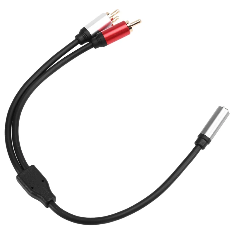 AED6-RCA Cable 2RCA Male To 3.5Mm Female Audio Aux Cable 3.5Mm Jack Rca Cable For MP3 Phone Home Theater DVD 2RCA Audio Cable