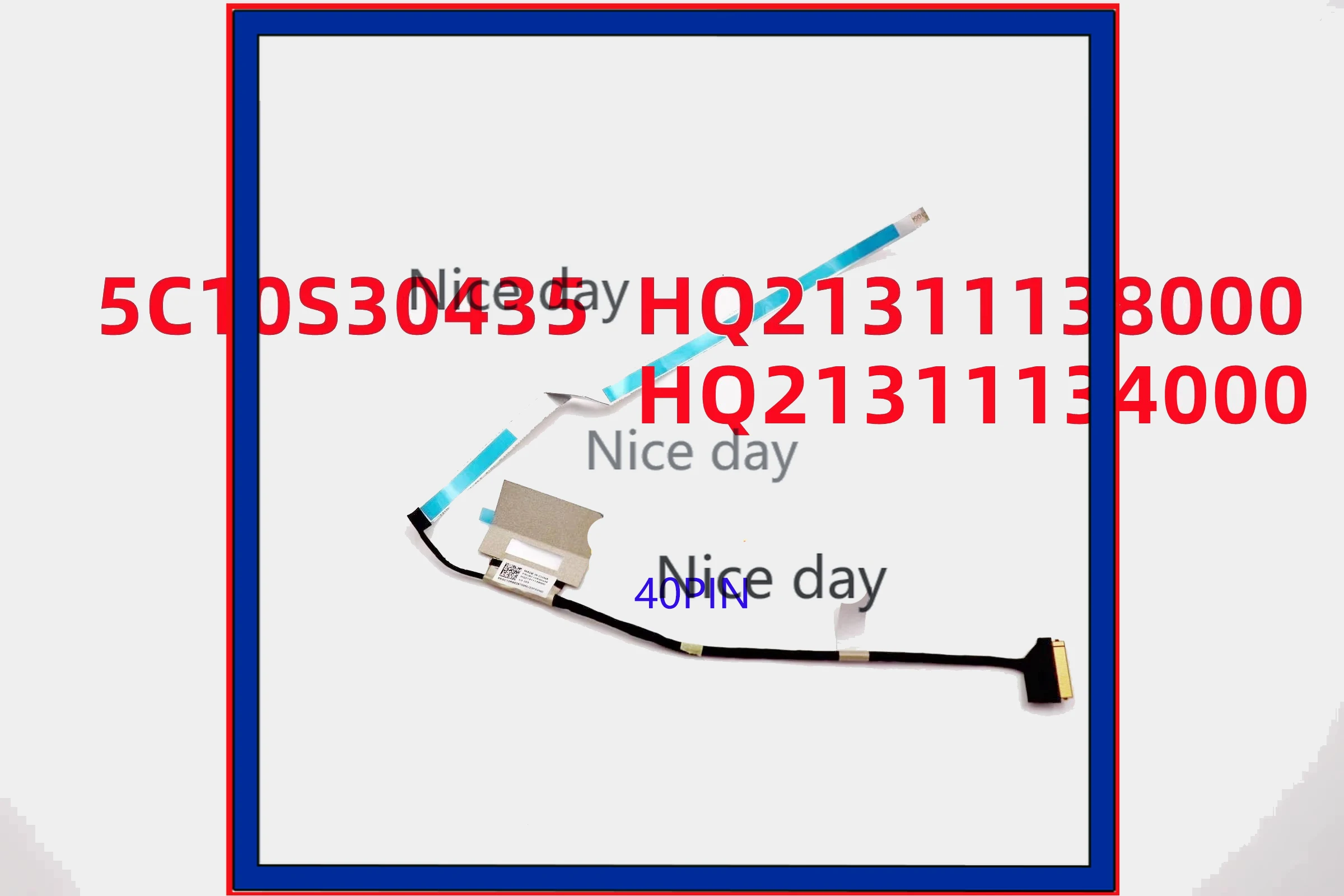 new laptop lcd cable for Lenovo ThinkBook 16 G4+ ARA IAP 40pin led lcd lvds flex cable 5C10S30435 HQ21311138000 HQ21311134000