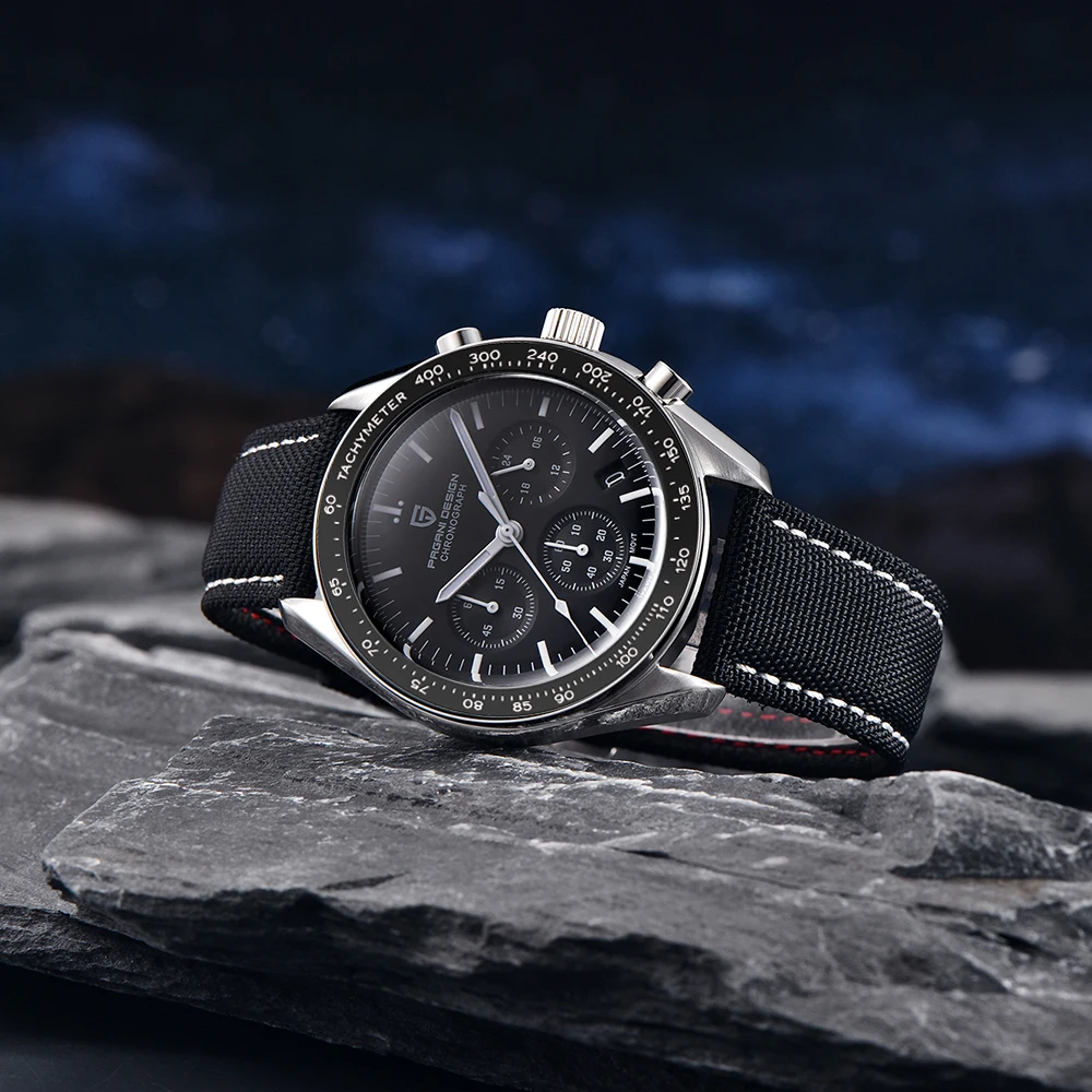 PAGANI DESIGN – montre à Quartz pour hommes, cadran 40MM, chronographe analogique, étanche, cadran saphir, mouvement automatique, 2023