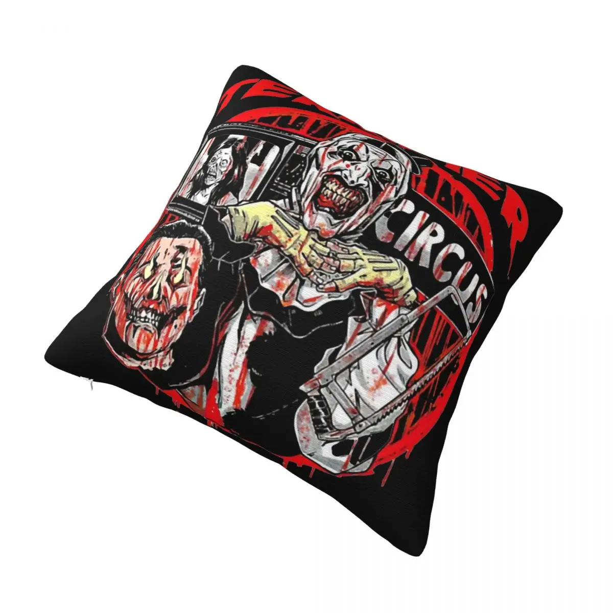 Decorative Pillowcases Terrifier 2 Horror Movie Merchandise Bed Scary Halloween Throw Pillow Case Cover Square Multiple Sizes