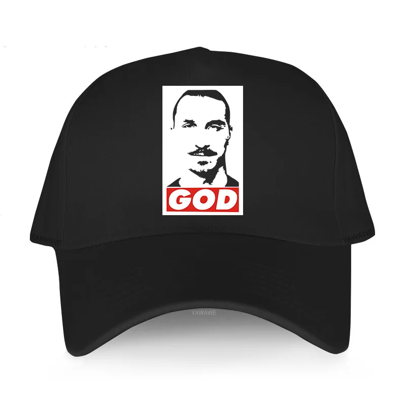 Hot sale Baseball Caps summer casual hat for men Art Style Zlatan Ibrahimovic god Breathable Sun-Proof Cap Cotton print caps