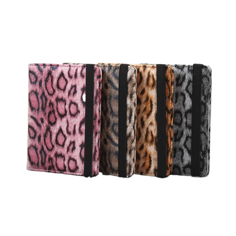Passport Cover With Bandage Waterproof Passport Clip Built-in RFID Shielding Leopard Print Passport holder Travel Accessories