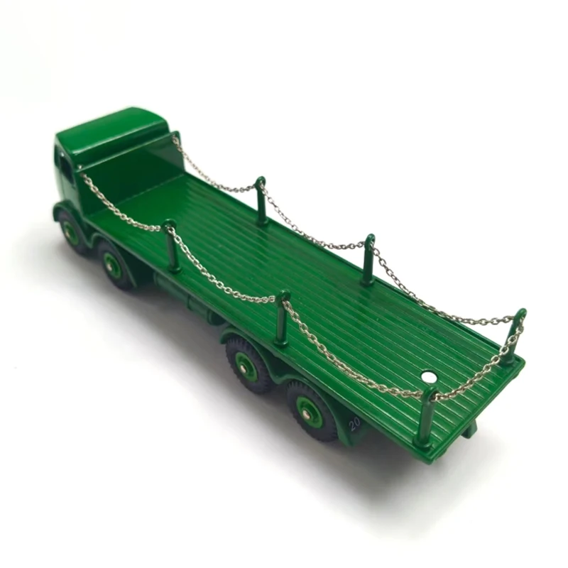 

Деревянный плоский грузовик Dinky Toys в масштабе 1:43, с цепями # Модель автомобиля-транспортера из сплава 905, коллекция, украшение для дисплея, игрушка в подарок