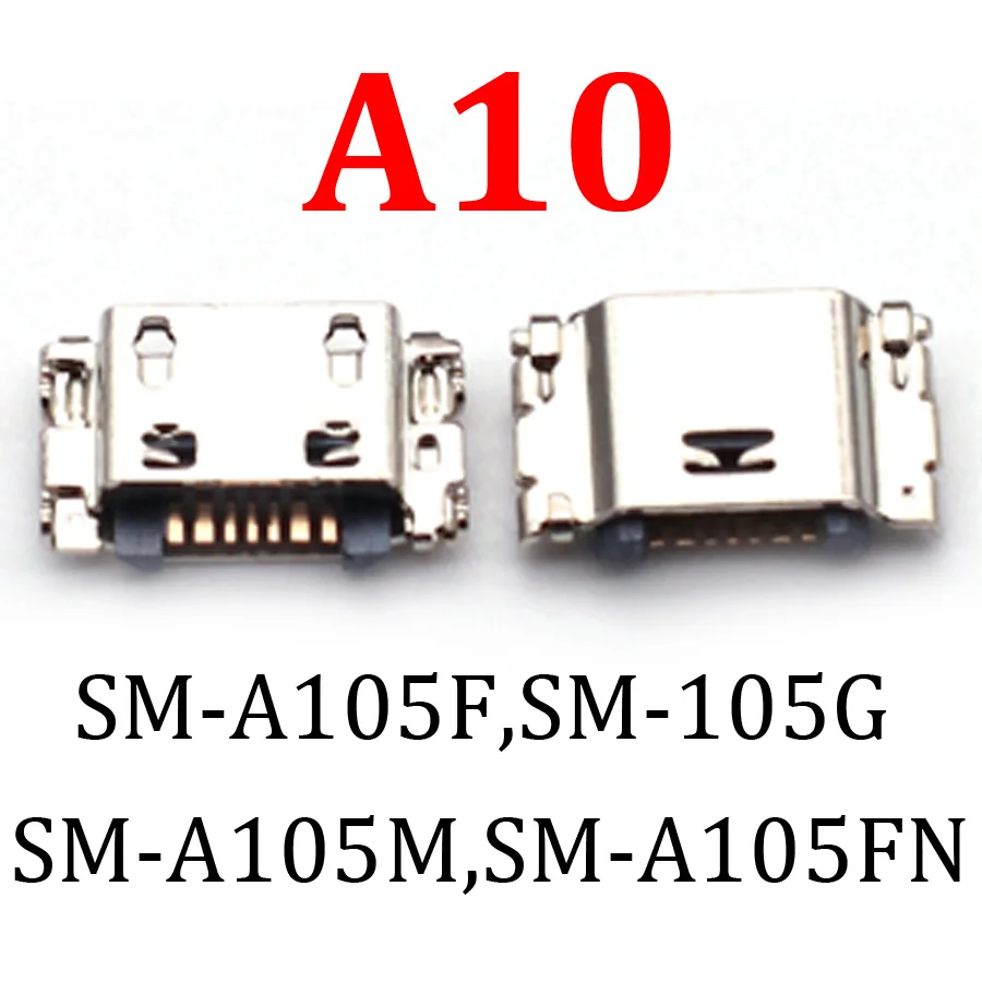 50pcs Charging Port Connector Dock Charger For Samsung Galaxy A10 A10E A10s A11 A12 A13 A14 4G 5G Type-C USB Jack Repair Parts