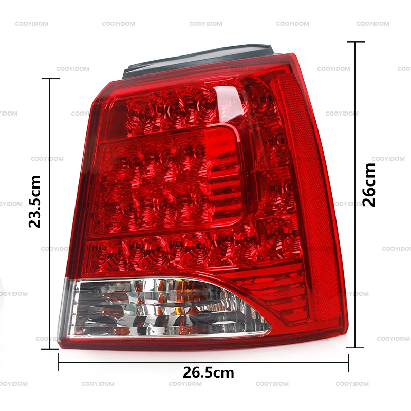 Carro traseiro Bumper Tail Light Assembly, Brake Stop, lâmpada reversa, taillight, taillamp para Kia Sorento 2009, 2010, 2011, 2012