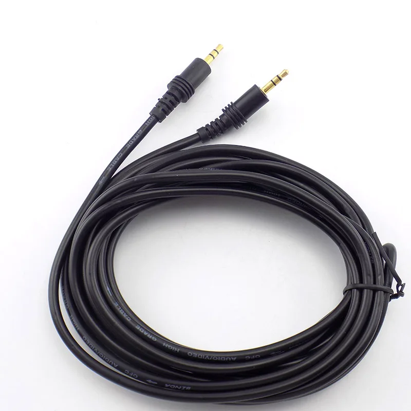 1.5/3/5/10/15/20M 3.5mm Stereo Male to Male Jack Audio Aux cable Extension Cable Cord for Computer Laptop MP3/MP4 E3