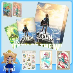 Wholesale Zelda Cards Rare Flash Gold Flowing Sand and Divine Beast Collection Cards Toys for Family Children Gift