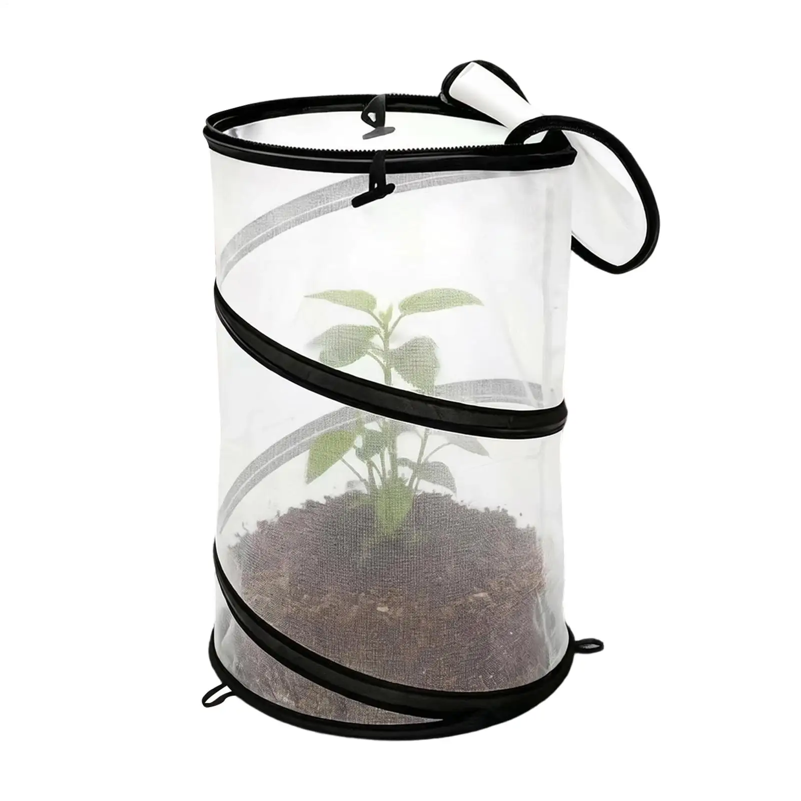 Plant Freeze Protection Cover Thickened Non-woven Fabric Plant Protection Cover Foldable Cylindrical Garden Thermal Frost Cover