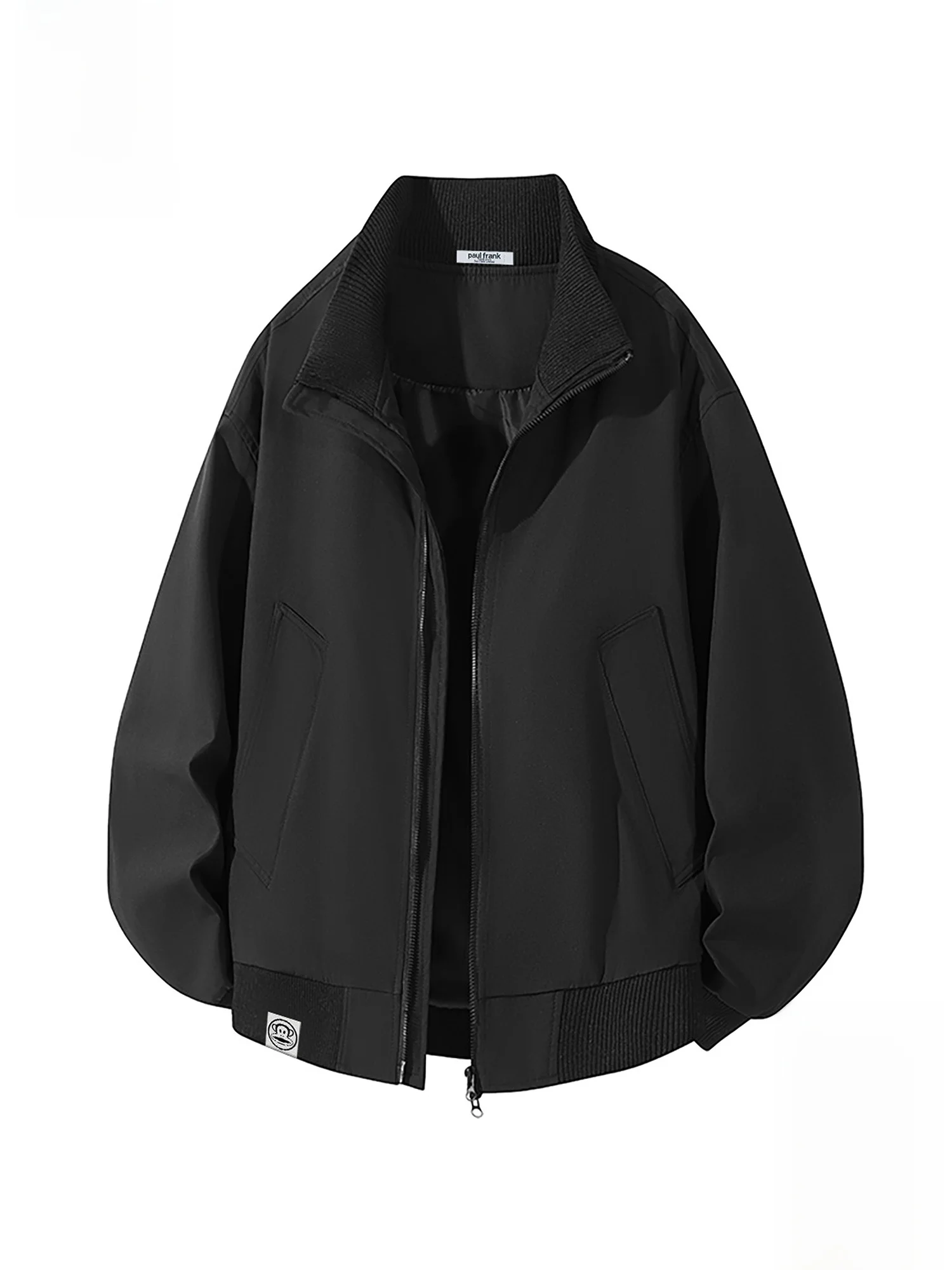 

Повседневная мужская куртка Paul Frank Monkey Spring свободного кроя с воротником-стойкой, модная, теплая, молодежная, с длинными рукавами, на молнии