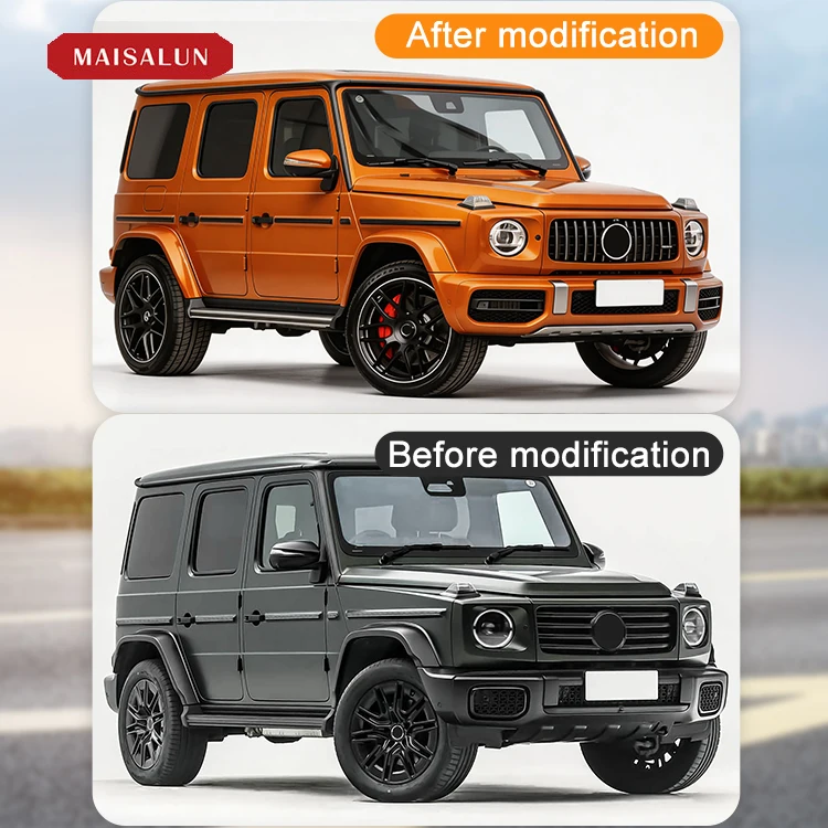 G63‑Style Facelift Conversion Body Kit W464 G350 G450 2020+ Front Rear Bumper Exterior PartsCar Partsold‑to‑new Upgrade