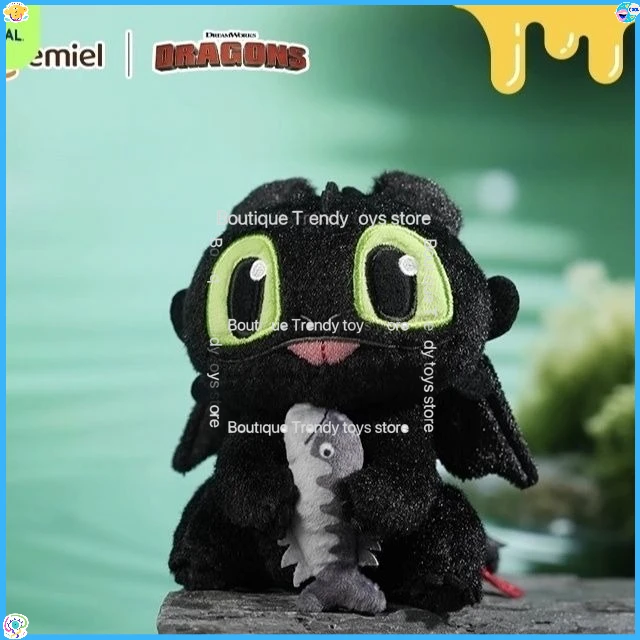 

Potdemiel How to Train Your Dragon Plushies Stuffed Anime Night Fury Doll Plush Toy Cartoon Black Dragon Valentine's Day gift