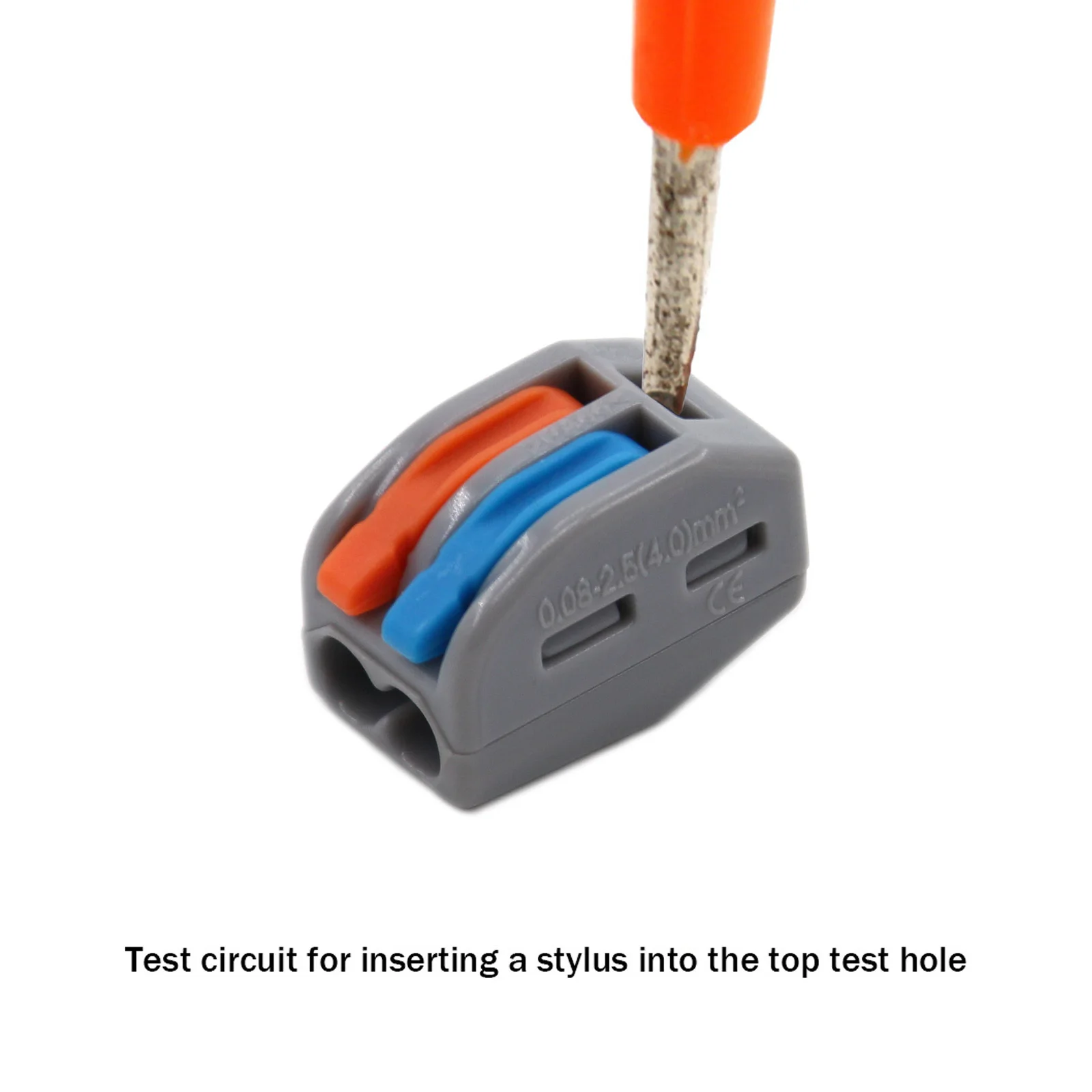 30/50/100PCS Wire Cable Electrical Connectors 222 Mini Fast Universal Compact Conductor Wiring Push in Terminal Block 2-8 Pin