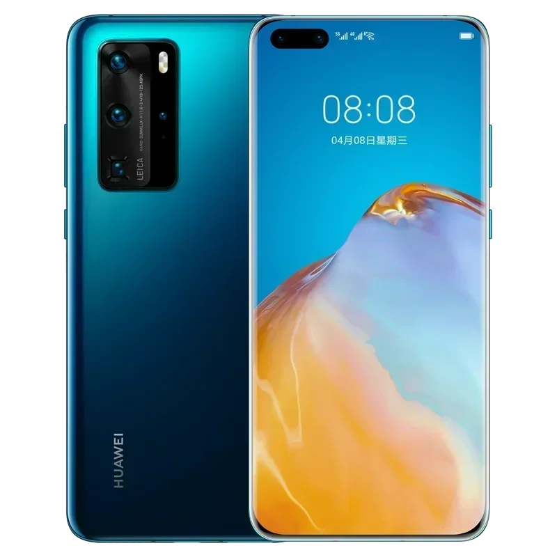 Huawei P40 Pro 5G Android 6.58 inch 2640*1200px 4200mAh RAM 8GB ROM 128GB/256GB 40W Supercharge Used Phone