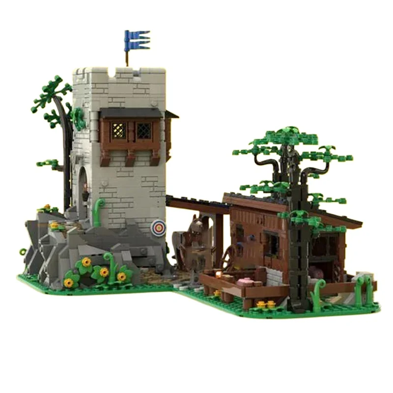 

Moc Building Blocks Military Model Eagle Watchtower Technical Bricks DIY Assembly Construction Toys For Childr Holiday Gifts