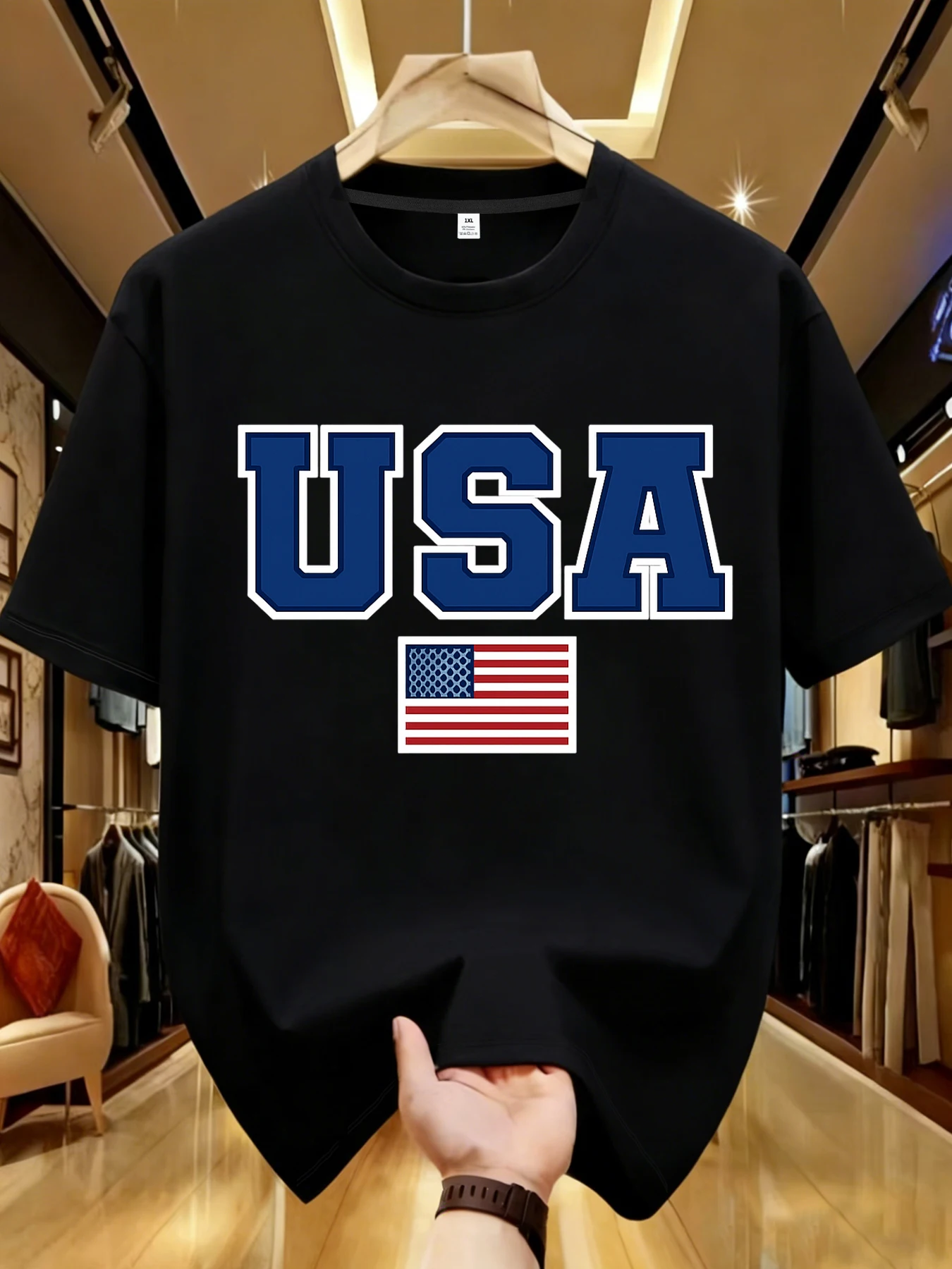 

【WDS01406】Letter printing plus size women's T-shirt summer casual street fashion women's Joker short sleeve T-shirt