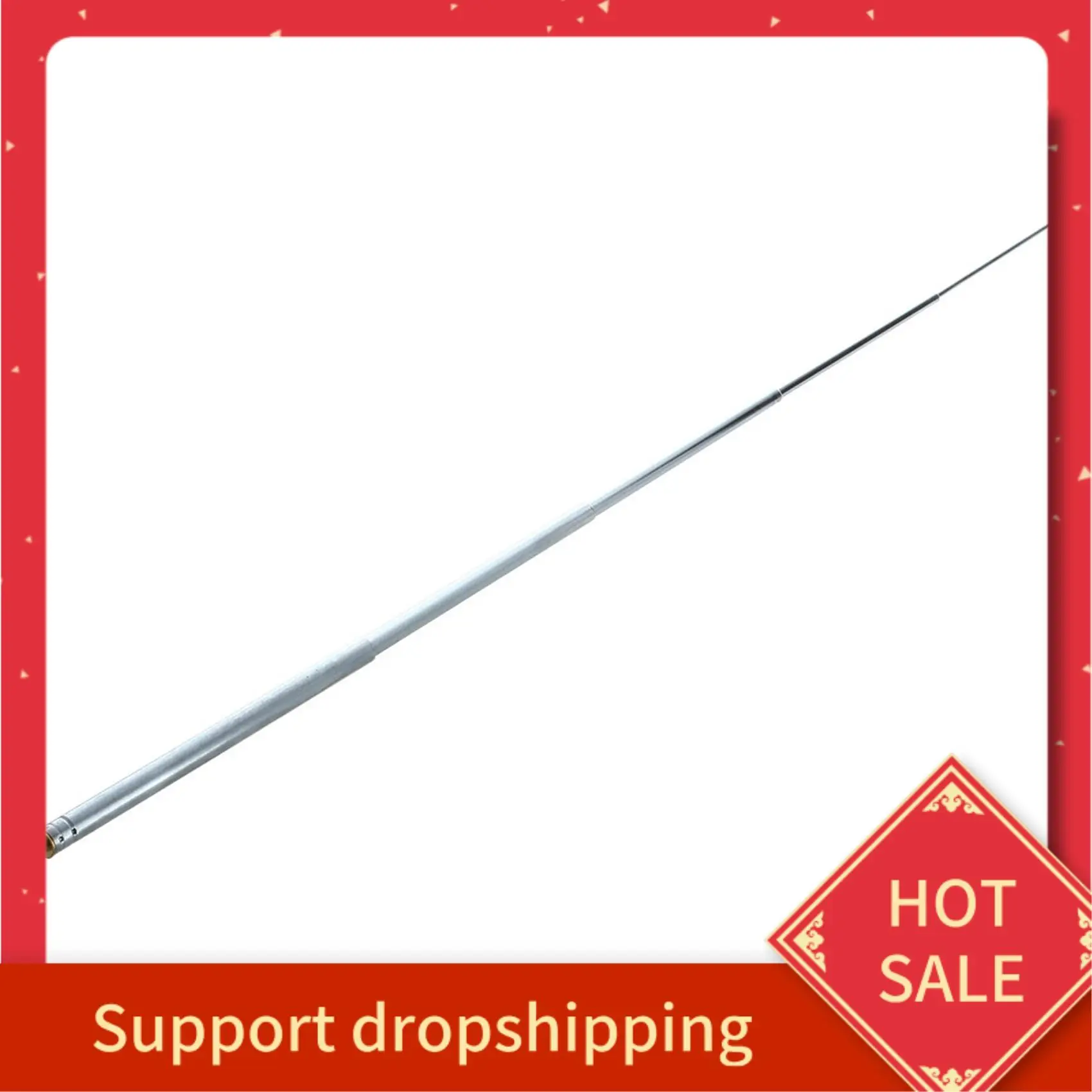 

B44C 2X 13.6 Inch 345Mm FM Radio TV Telescopic Whip Antenna Aerial Silver Tone