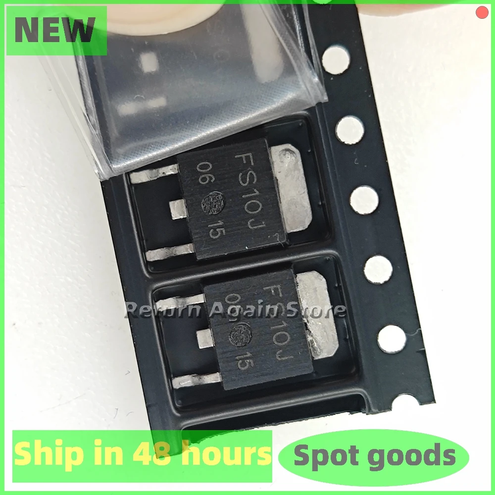 

10PCS/LOT FS10J-06 FS10J TO-252 transistor mount