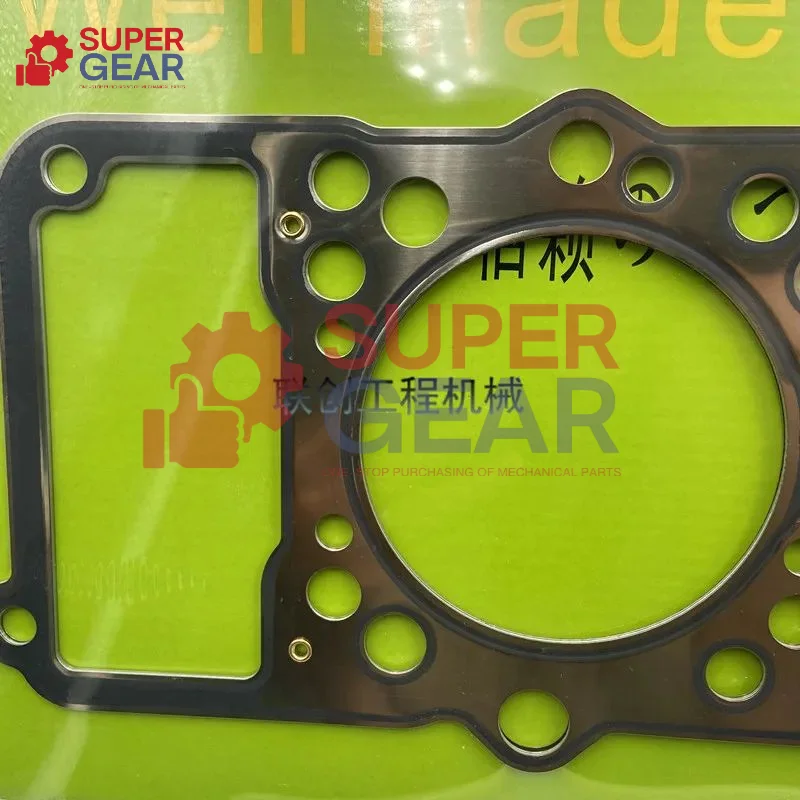 For Caterpillar Cat E307 307D 308B Excavator Mitsu-bishi 4M40 Engine Cylinder Head Gasket Bed Pad