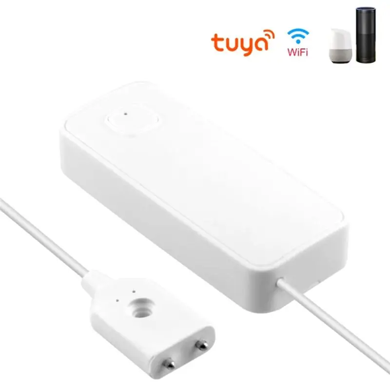 Stylish-1 PCS Tuya Wifi Smart Water Leak Sensor  Security Sound Alarm System Flood Leakage Sensor