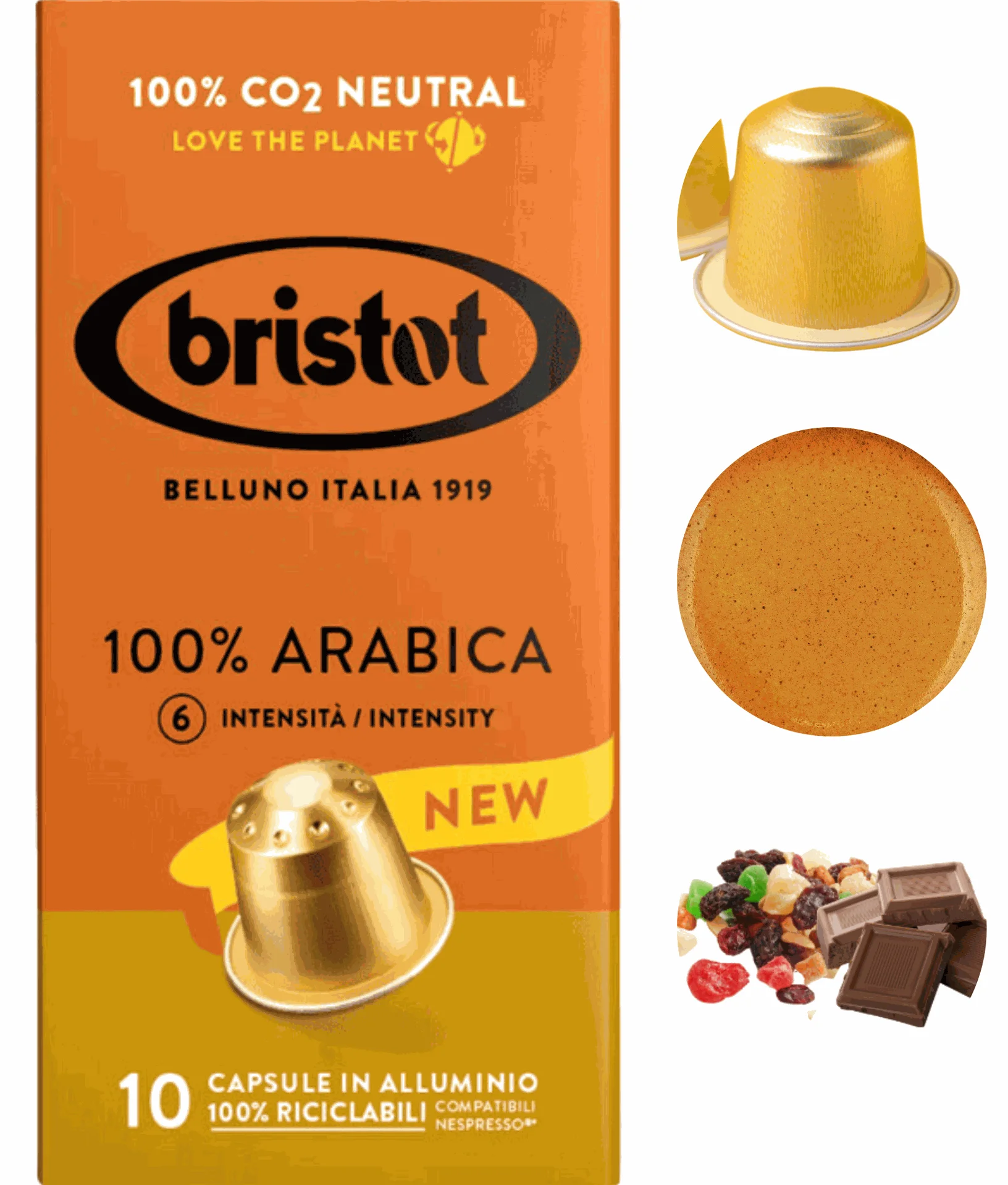 Immagine 3: Bristot arabica 100% capsule per Nespresso 10 pz