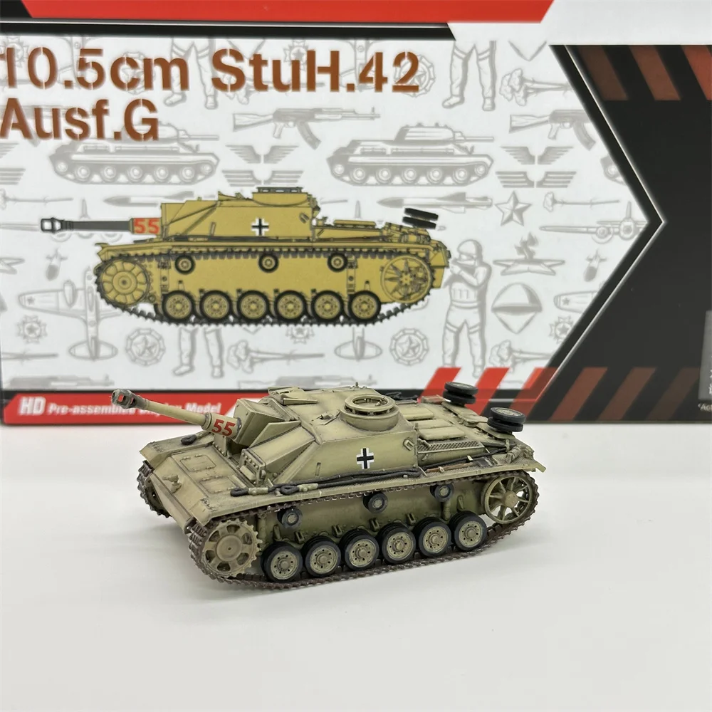 Modèle précieux StuH.42 Ausf.G de la seconde guerre mondiale, dragon à l'échelle 1:72, collection militaire de l'armée, affichage de jouets cadeaux chauds, 10.5cm, nouveau, 63253