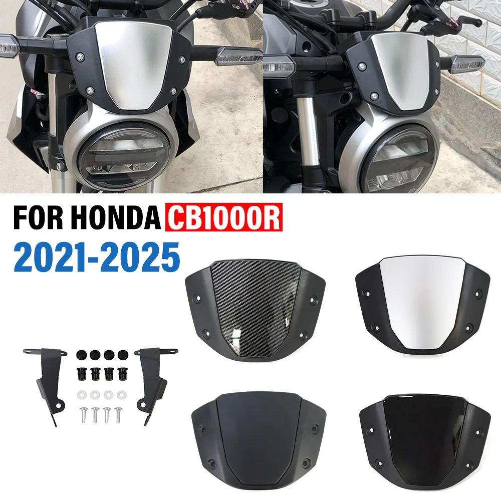 

Для HONDA CB1000R CB 1000R CB1000 2021-2025 лобовое стекло мотоцикла, передний обтекатель, ветровой дефлектор, защита, аксессуары для лобового стекла