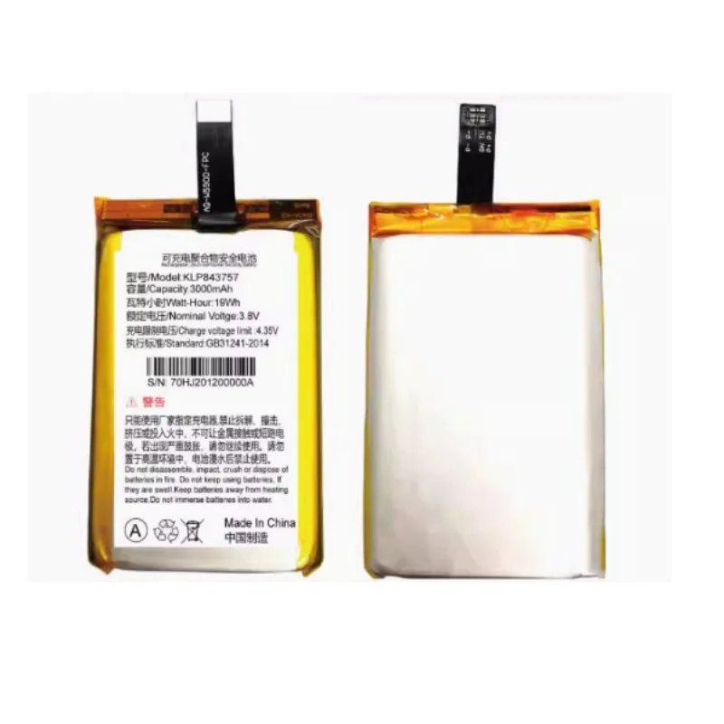 

Battery for IDATA i3 25 PDA New Li-ion Rechargeable 3.8V 3000mAh KLP843757