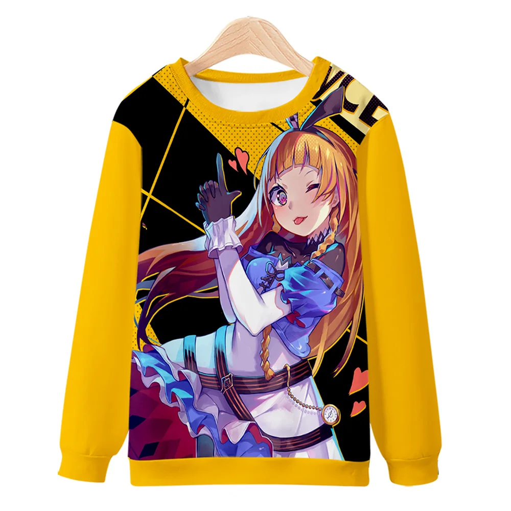 Donna Donna, lass uns schlechte Dinge tun. Lang ärmel iges T-Shirt, Cartoon-Pullover, Anime-Schmerz kleidung, Herren-und Damen bekleidung