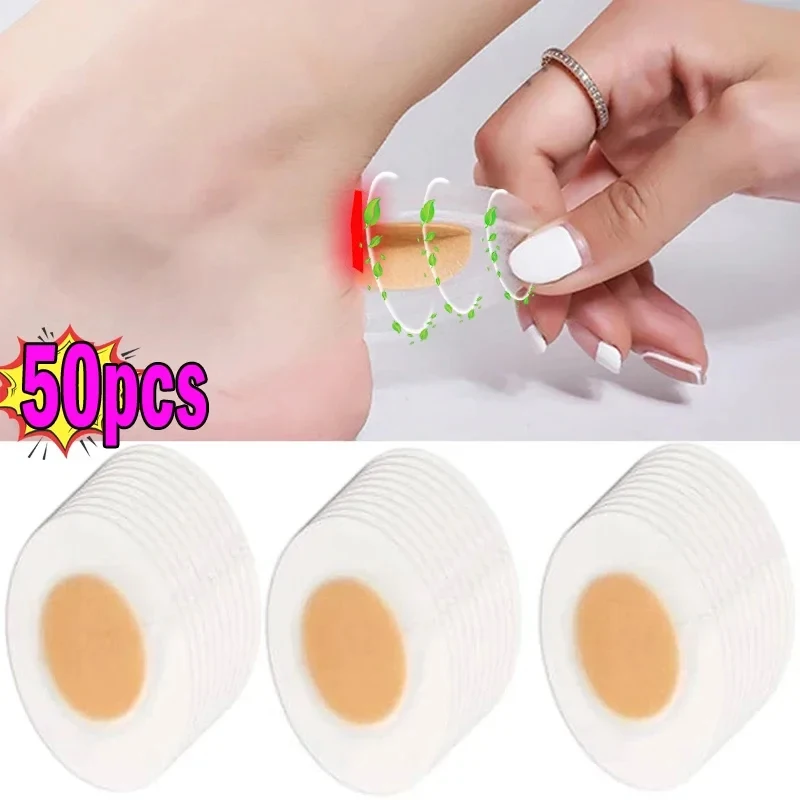 10/20/50pcs Gel Heel Protector Foot Patches Adhesive Blister Pad Heel Liner Shoe Stickers Pain Relief Plaster Care Cushion Grip