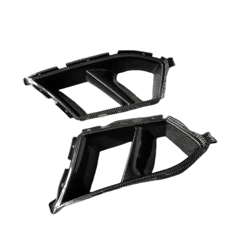 

MP style carbon fiber front bumper vents for B M3 M4 G80 G83 body kit front bumper edge side skirts rear diffuser rear spoiler