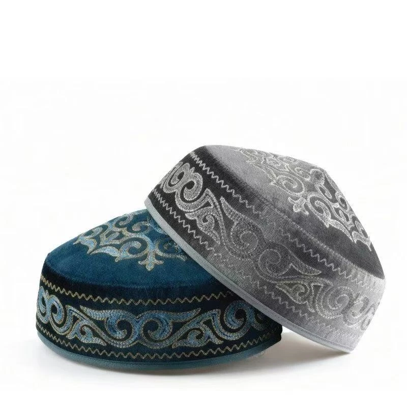 

Muslim Caps For Men Colthing Cotton Hat Turkey Kufi Islamic Kippah Jewish Dubai Arab Autumn Winter 03655