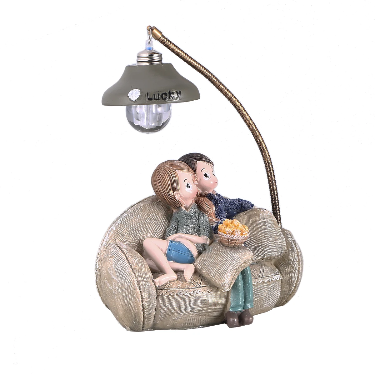 

Couple Lamp Ornaments Mini Resin Home Decorations Living Room Bedroom Crafts Gifts for Lovers Party Valentine's Day
