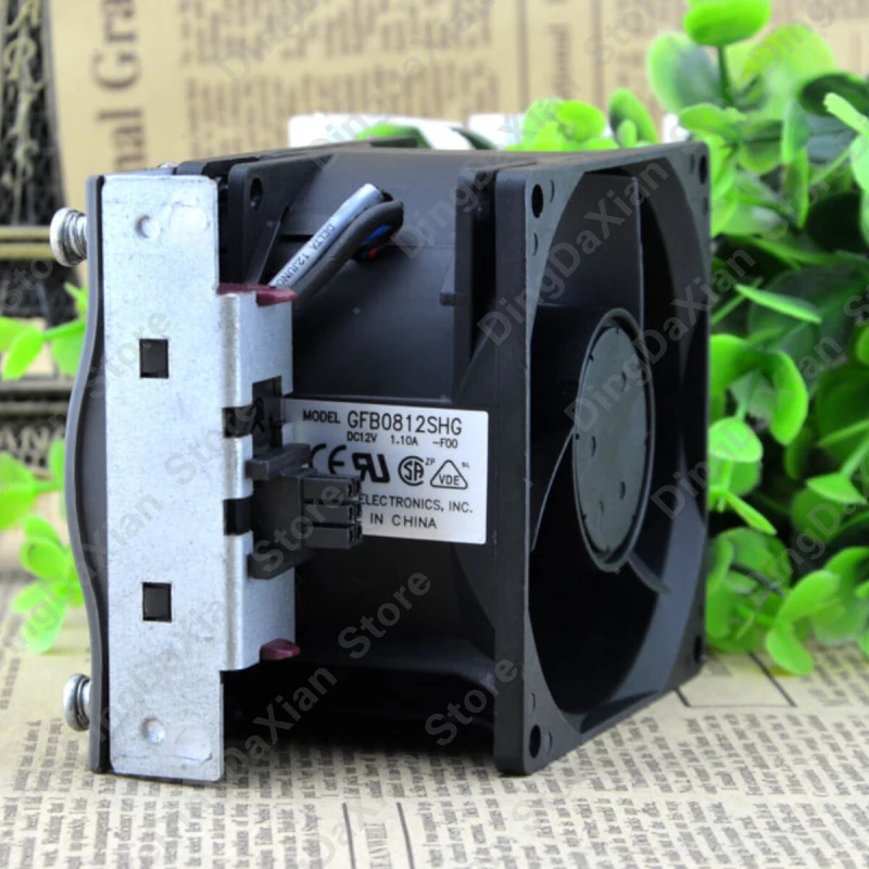 

X For DELTA GFB0812SHG | 12V 1.10A | 8CM | Double Leaf Industrial Chassis Cooling Fan 1PCS