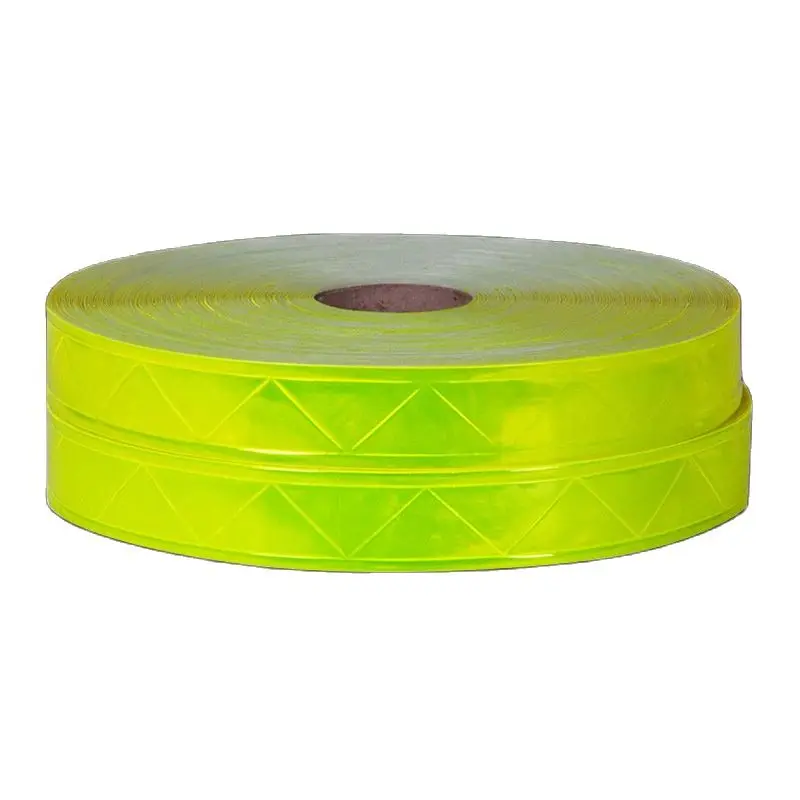 1 Inch Width PVC Night Fluorescent Reflective Warning Tape Garment Auxiliary Material