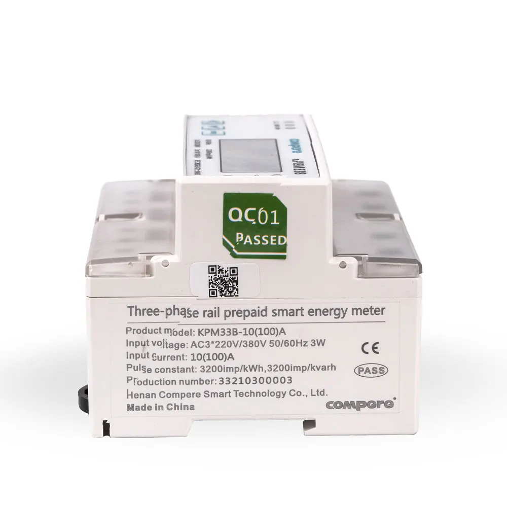 Modbus Smart Digital Prepaid Energy Meter Remote Control Three Phase Electricity Billing Meters