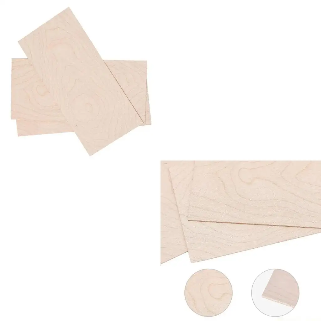 

31BE 3 Pcs Guitar Neck Shims Guitar Head Veneer Sheet Decorative Replacement Part