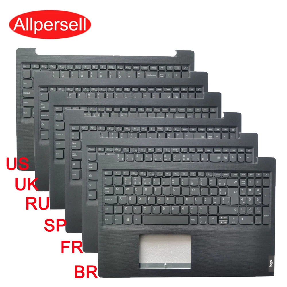 

Palm Rest Keyboard For Lenovo V15-IWL V15-IGL V15-IIL V15-ADA V15-IKB Shell Laptop upper Cover US UK FR RU BR SP keyboard