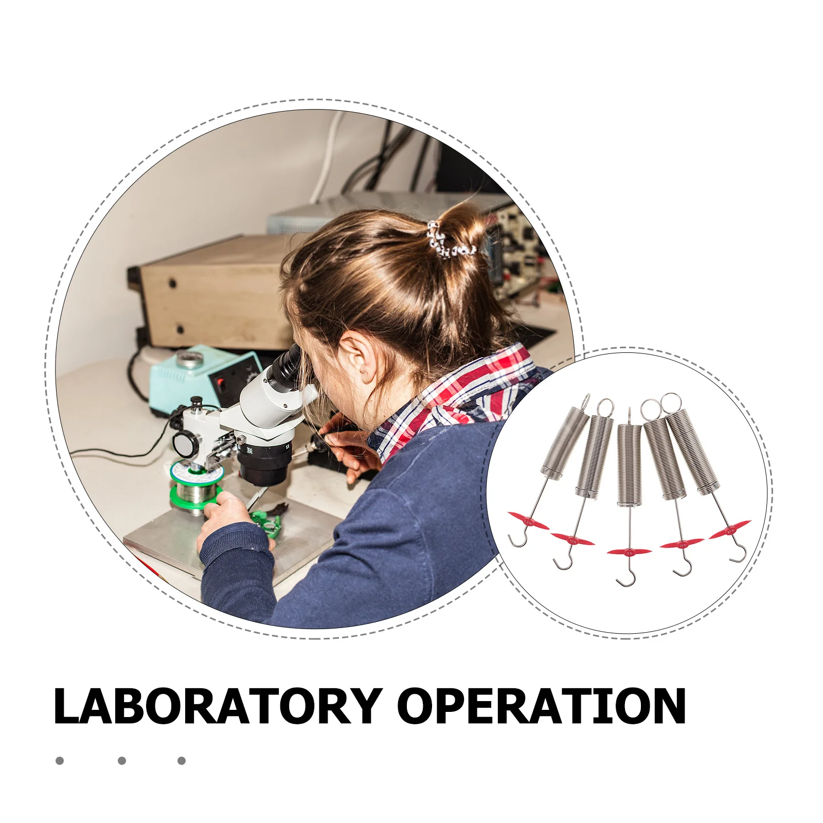 5 Stücke Physik Experimentelle Federn Set 2,5 5 10 15 25N Bildung Wissenschaft Labor Ausrüstung Schule Lehrmittel Physik