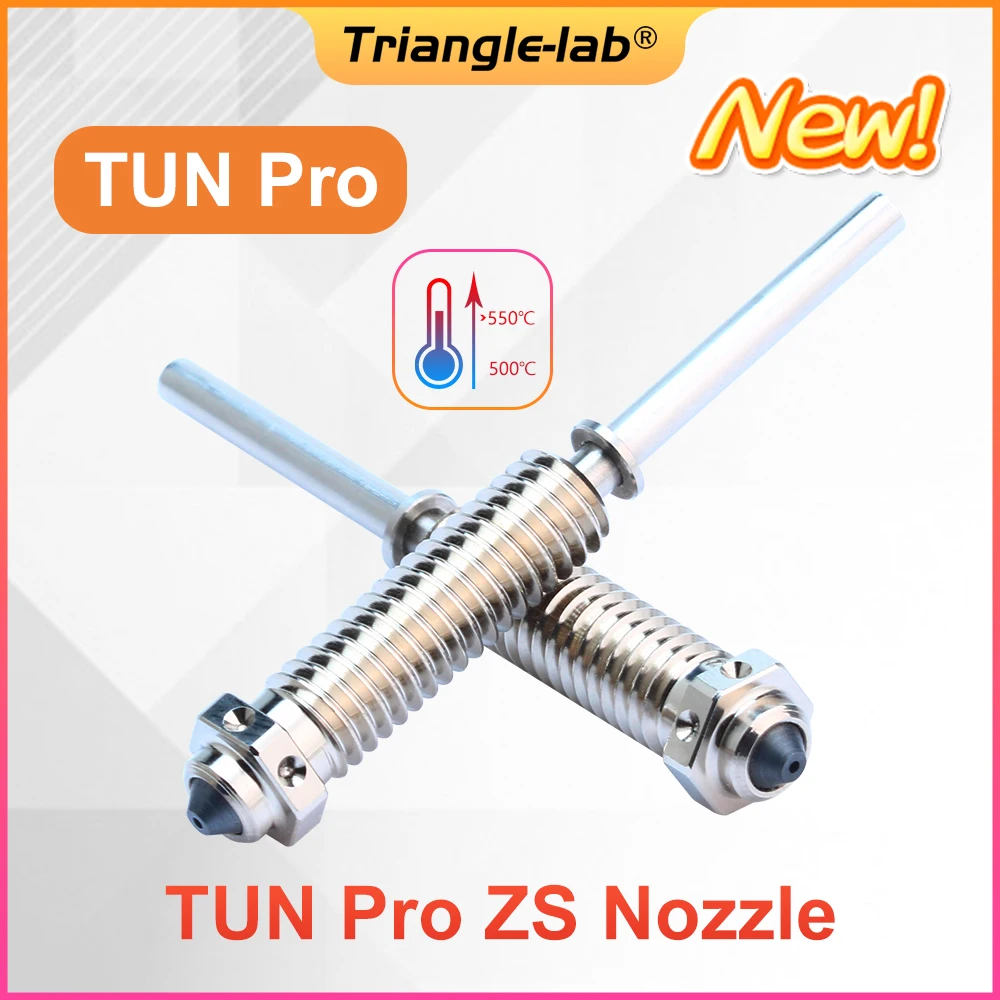 Trianglelab ZS TUN Pro Nozzle Compatible With CHC Pro Kit All-in-one Hardening steel DLC Coatings CHC Pro Matrix 3D Printer