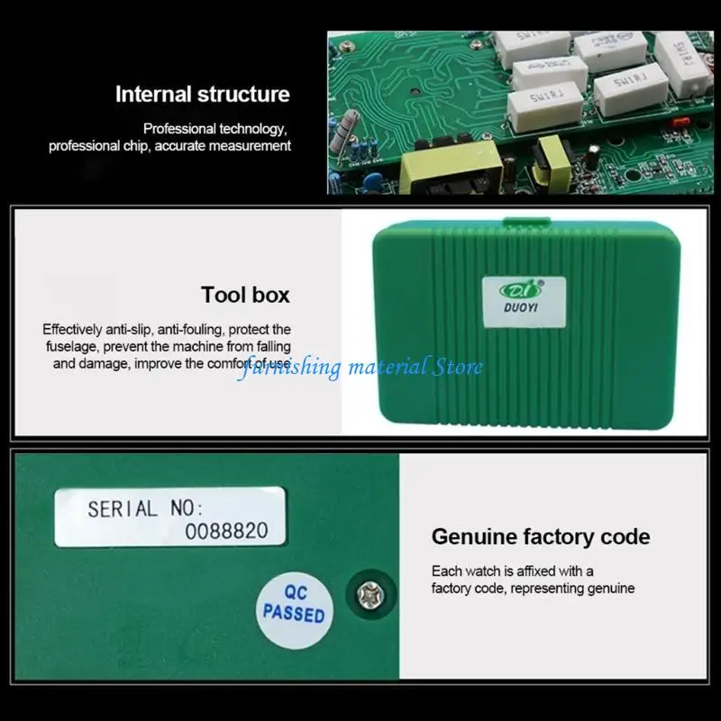 

Y5GD Compact Finder Digital Transistor Tester Multifunction Semiconductor Test 1000V Reverse