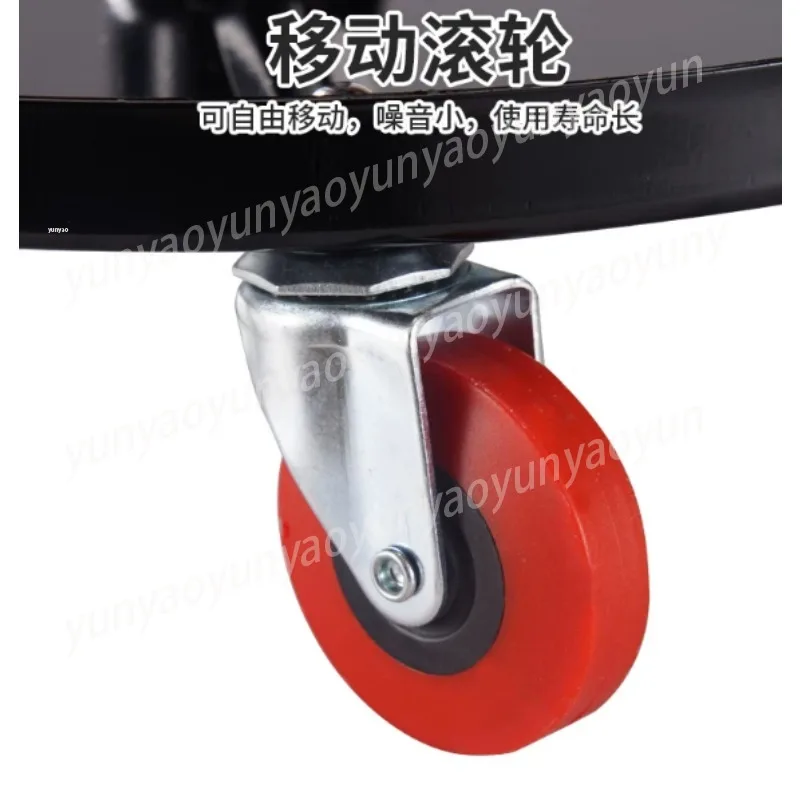 

Multifunctional Lifting Stool Universal Wheel Rolling Seat Portable Heavy Duty Chair for Auto Repair Beauty Work