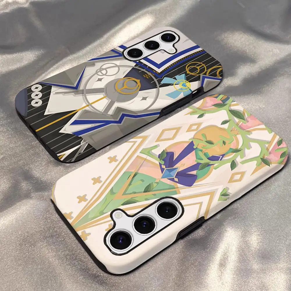 Anime Hololive Phone Case For Samsung S25 S24 S23 S22 S21 Plus Ultra A56 A36 A26 A16 Glossy HD Hard PC Cover