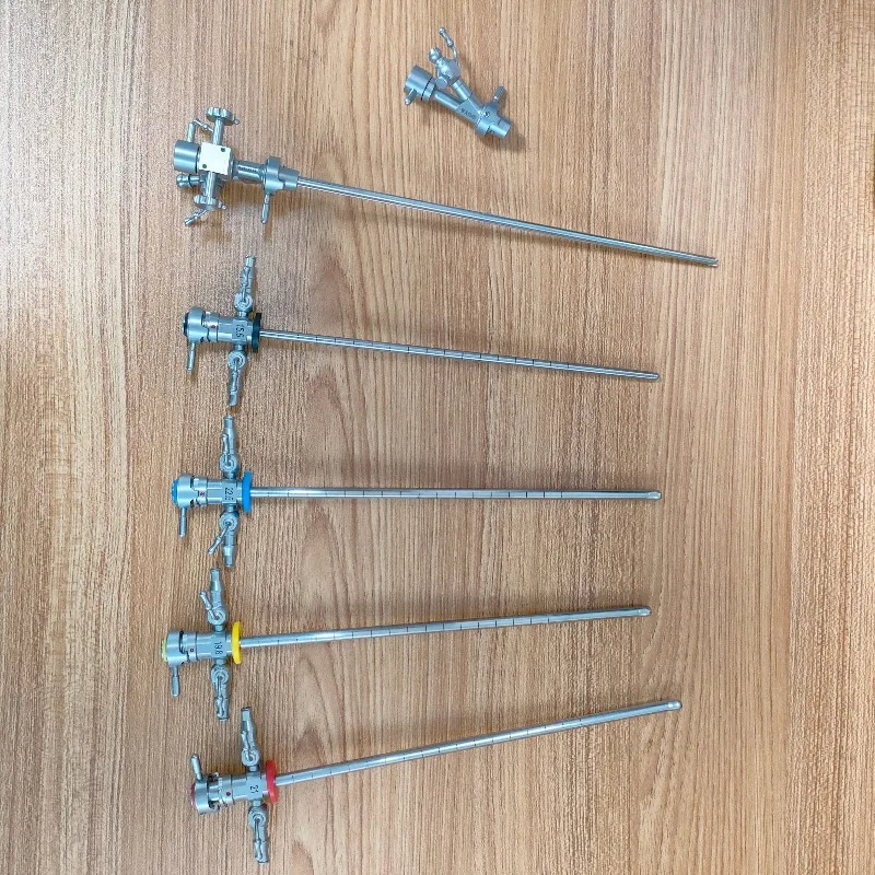 Urology  Instruments Rigid Cystoscope 4mm 30 Degree Set With  Bridge Double  Sheath And Obturator