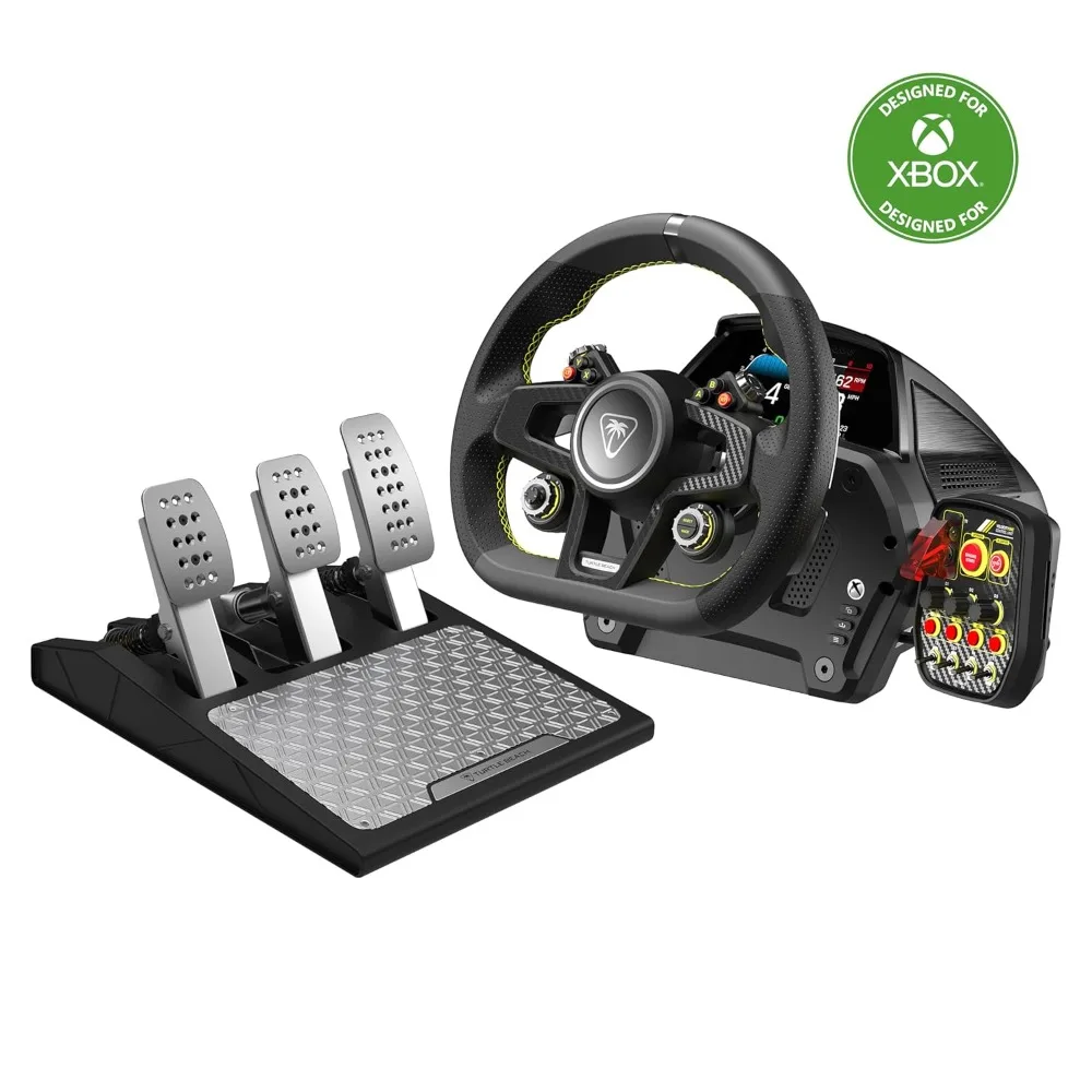 

Race Wheel & Pedal System Licensed for Xbox Series X|S, Xbox One, Windows PCs – 7.2Nm Direct Drive Force Feedback