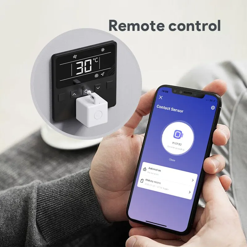 Tuya Zigbee Bluetooth Fingerbot Plus Robot Button Pusher Switch Bot Smart Home Work With Alexa Google Home Smart Life App