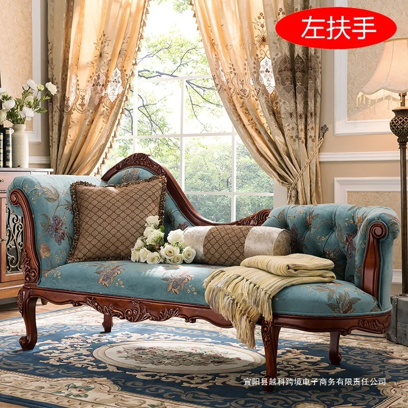 

Fabric balcony leisure concubine chair sofa bedroom beauty couch European separate small recliner